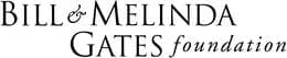 Text reads "Bill & Melinda Gates Foundation" in black serif font on a white background.